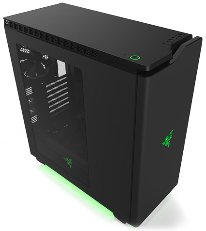 Nzxt    Mid Tower  Nzxt H440 - Nzxt H440 Razer Edition