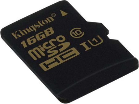 Kingston      microSDHC/SDXC  SDHC/SDXC  Class 10 UHS-I