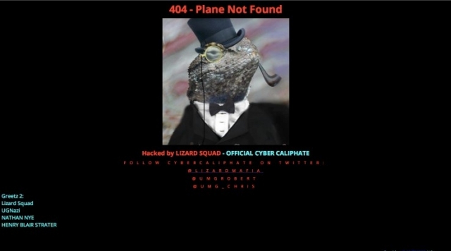 Malaysia Airlines        Lizard Squad