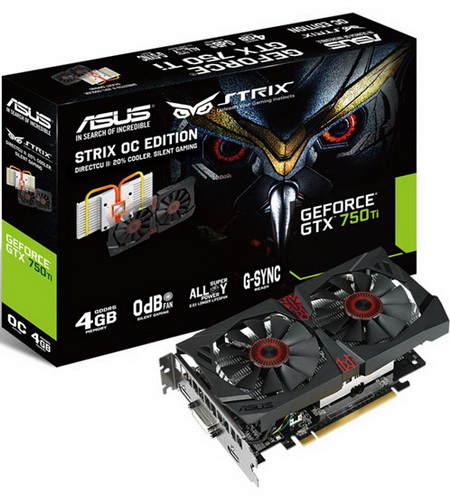 ASUS      GeForce GTX 750 Ti Strix c 4   GDDR5