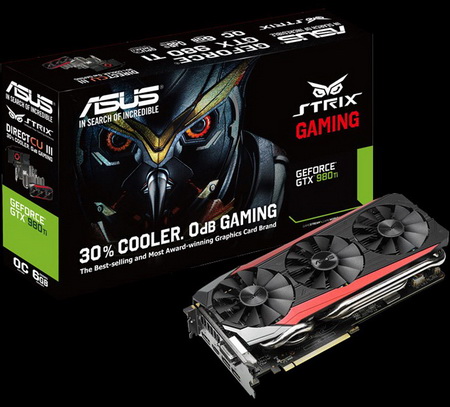 ASUS,     STRIX,      GeForce GTX 980 Ti - Strix-GTX980Ti-DC3OC-6GD5-Gaming