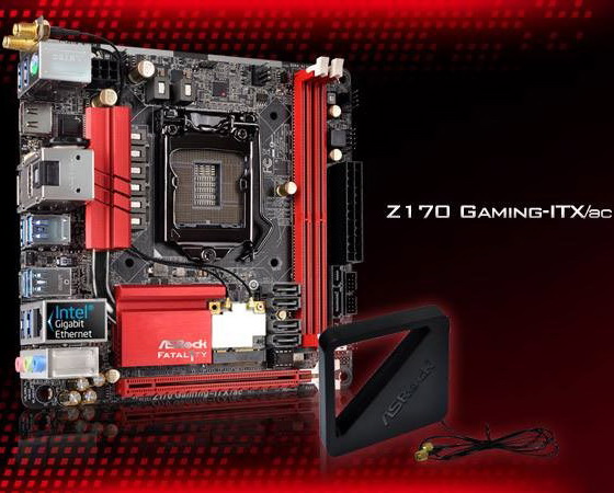 ASRock      Z170 Gaming-ITX/ac
