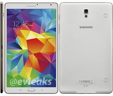 В Сеть попали первые фотографии мощного планшетного компьютера Samsung Galaxy Tab S 8.4