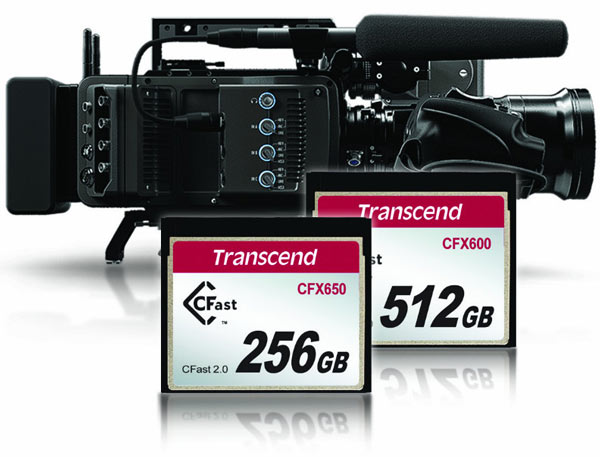 Transcend выпустила новые карты памяти формата CompactFlash - CFX650 и CFX600