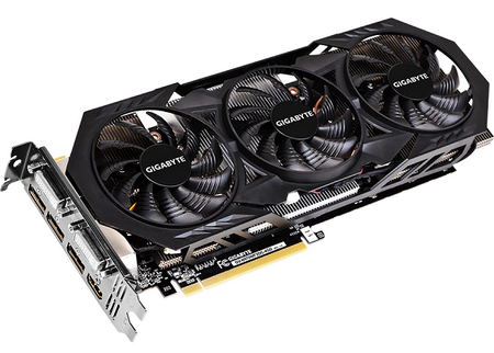 Gigabyte представила свою версию новейшей видеокарты Nvidia GeForce GTX 970 - GV-N970WF3OC-4GD
