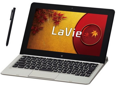 NEC анонсировала выход своего новейшего планшетного компьютера 2-в-1 модели LaVie U LU550/TSS