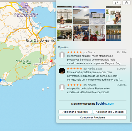 В картографическом сервисе от Apple будут доступны отзывы из TripAdvisor и Booking.com