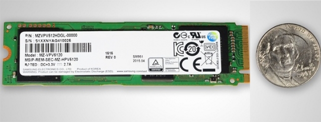 Samsung начала выпуск первых в отрасли твердотельных накопителей NVMe PCIe выполненных в форм-факторе M.2