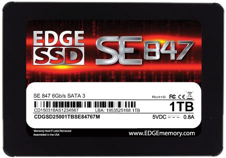 EDGE Memory представила свою новую серию бюджетных SSD-накопителей SSD SE847