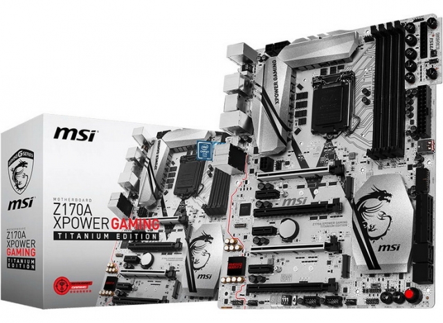 MSI в рамках игровой серии XPOWER Gaming представила флагманскую материнскую плату Z170A XPOWER Gaming Titanium Edition