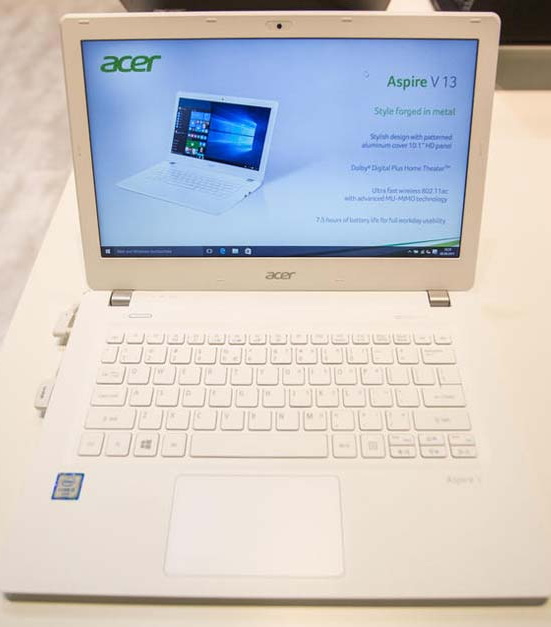 Acer планирует начать продажи в будущем месяце на европейском рынке бюджетного ноутбука Aspire V13